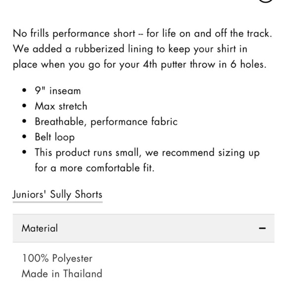 Swannies Men's Blue Sully Golf Shorts Sz Waist 17" - Picture 9 of 9